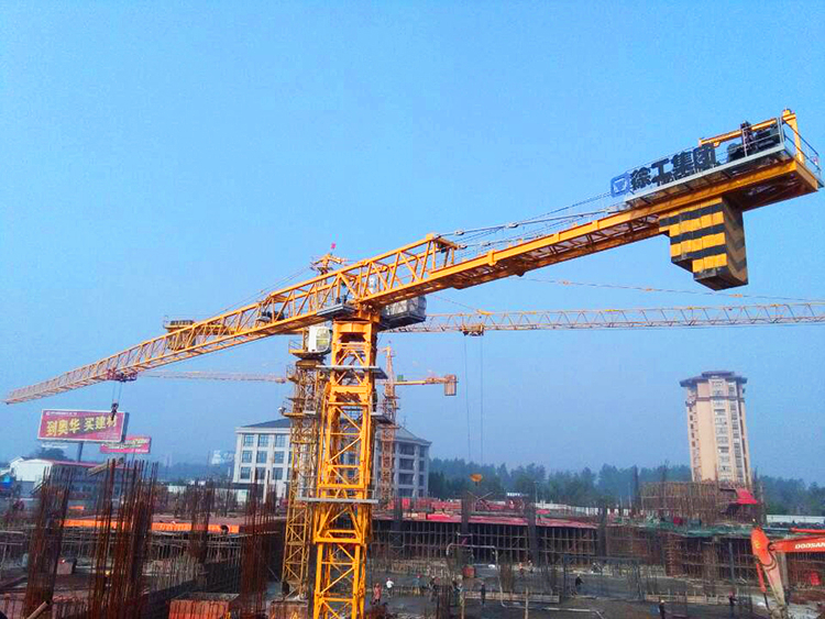 XCMG Official 12 Ton Potain Tower Crane with Spare Parts XGT7020-12 Price